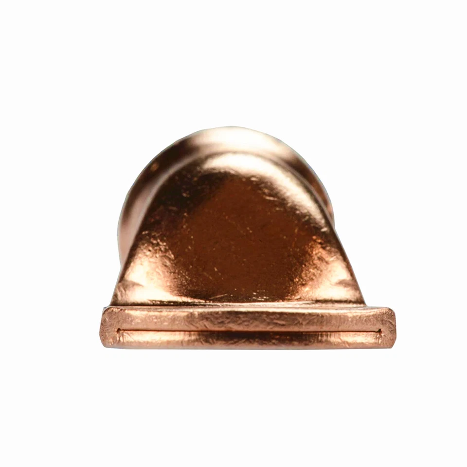 10 Lot 1/0 AWG 5/16" Hole Ring Terminal Lug Bare Copper Uninsulated Wire Welding - Image 4 of 4