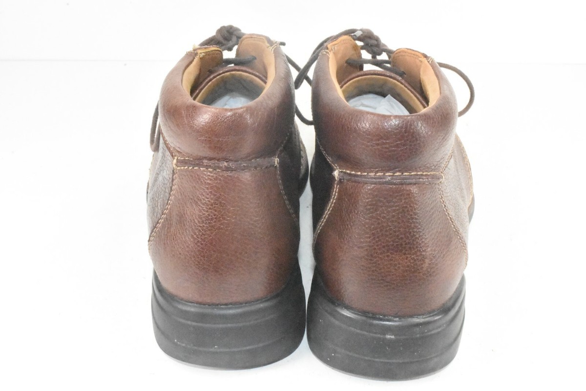 Johnston & Murphy 12 M Hunley Leather Chukka Full Grain Dark 