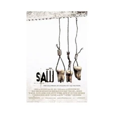 Saw 3 Three Poster Hanging Teeth