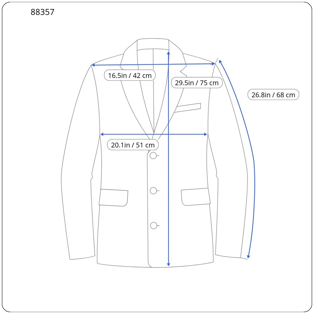 SUITSUPPLY La Spalla Blazer Men's UK 38L Single Breasted Lined