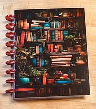 Bookshelf Love of Books Reading Cover Set for use with Classic Happy Planner~