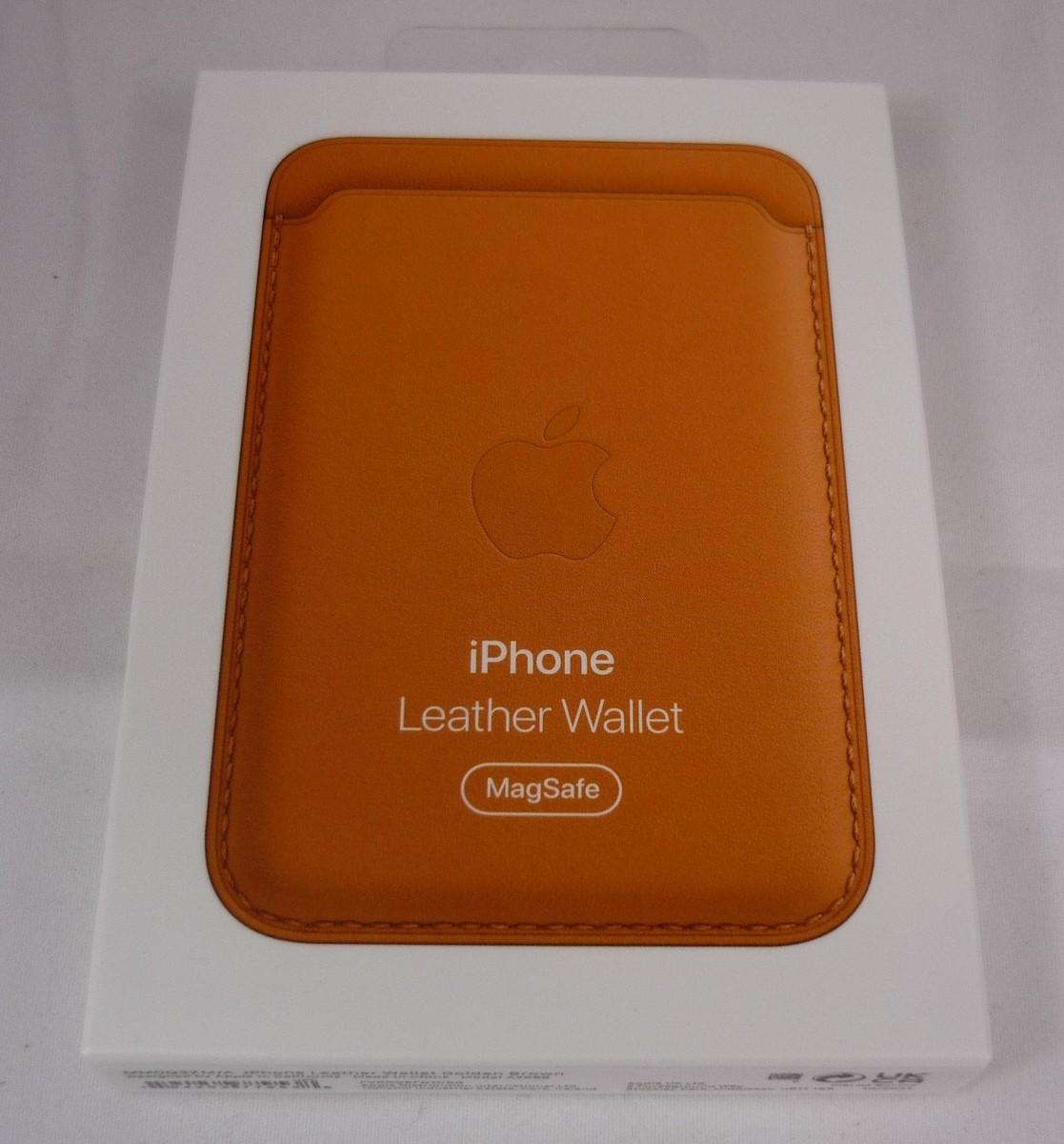 Apple iPhone Leather Wallet ゴールデンブラウン 純正 Genuine Apple Leather MagSafe Card Wallet for iPhone 12 13