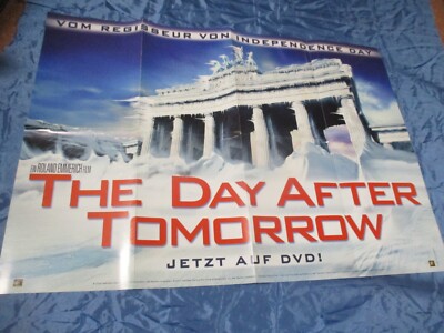 The Day After Tomorrow  , Film  Plakat  , Werbung , Kult  F 90    Archiv