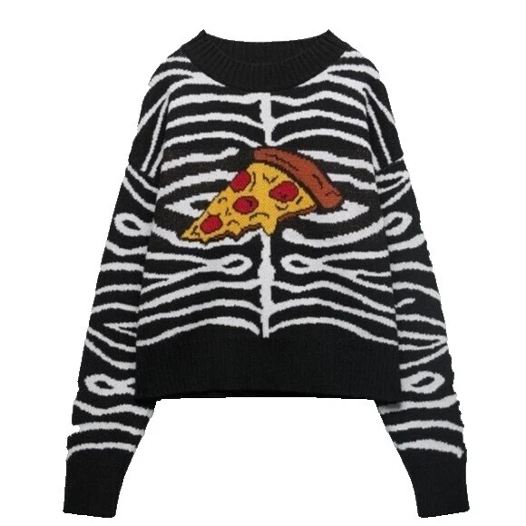 Zara Crew Neck Regular Size Sweaters for Women