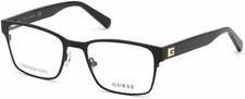 Guess GU1994 Matte Black 002 Metal Optical Eyeglasses Frame 52-19-145 GU 1994 RX
