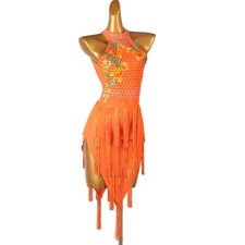 Ballroom Women's Latin Rumba Tango Salsa Samba Competition Dance Dress LQ308