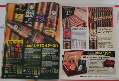 Thompson Catalogo Sigari dal 1915 68 Pagine Montecristo Padrone Presidente Cubano + - Foto 15 di 24