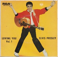 ELVIS PRESLEY EP: LOVING YOU VOL. 1 + 3 AUSSIE  RCA 20101 C= EX+ V=NM & NM  1970