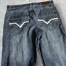 Flypaper Straight Jeans Blue Denim Size XL