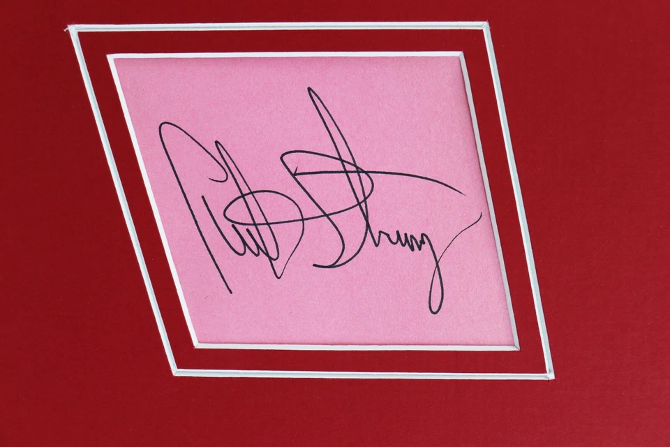 Cartaz fotográfico Curtis Strange assinado emoldurado 16x20 display JSA - Imagem 2 de 2