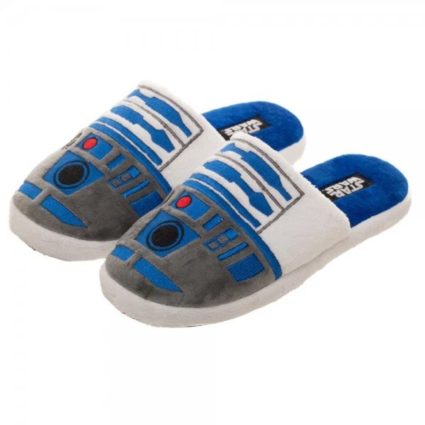 R2D2 Star Wars Slippers Shoes Slides Soft 5 6 7 8 9 10 Droid