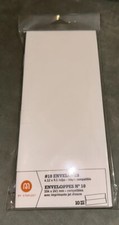 M By Staples White 10 Envelopes, 4.12 X 9.5, 10Count. New In Packaging