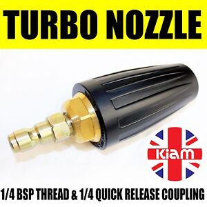 Pressure Washer Turbo Nozzle Chart