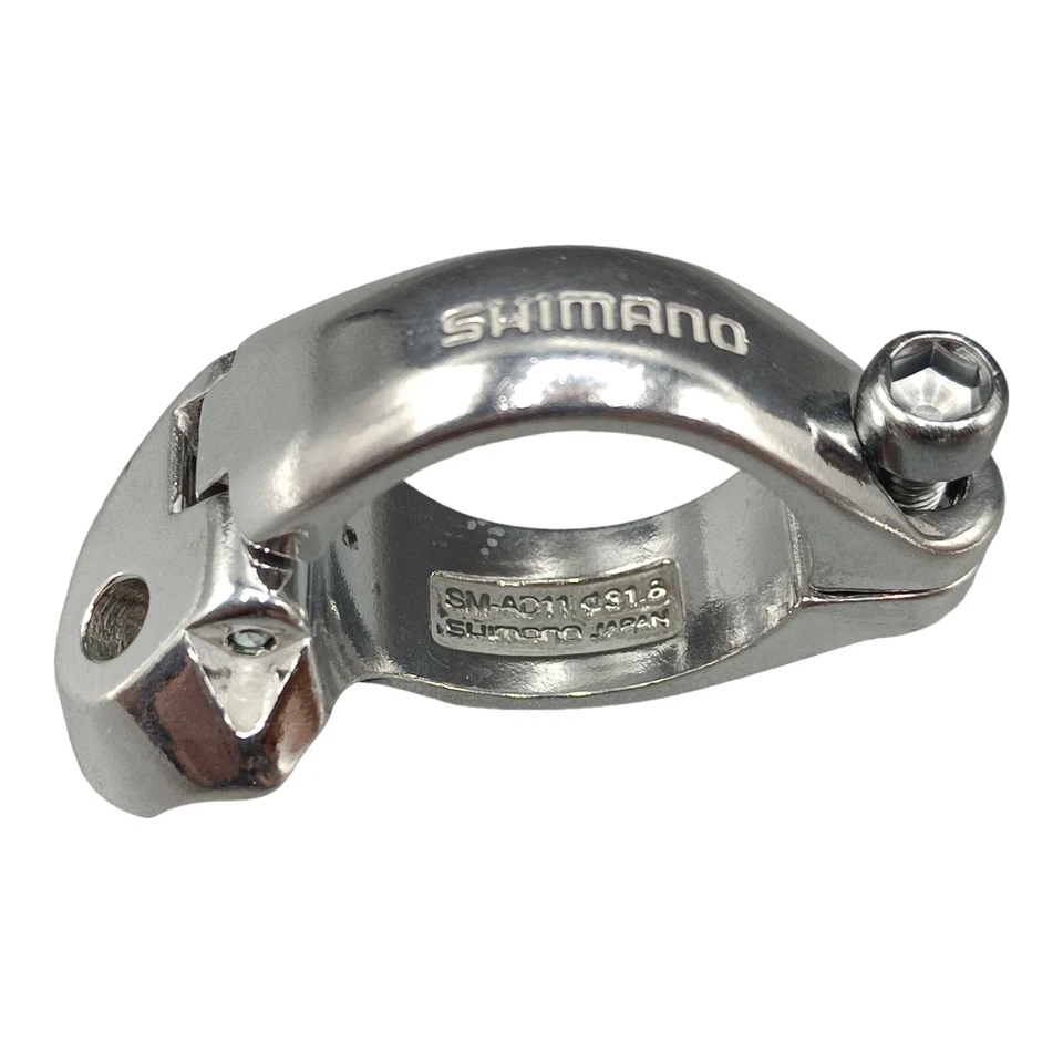 Shimano Clamp Braze-On 31,8 MM Dura Ace SM-AD11 Derailleur Road Adapter Chrome - Image 2 of 4