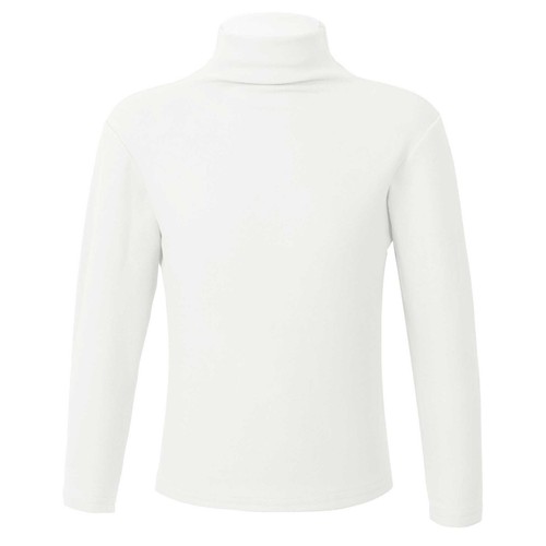 Kids Boys Girls Thermal Tops Solid Long Sleeves Turtleneck Baselayer Shirts - Picture 36 of 118