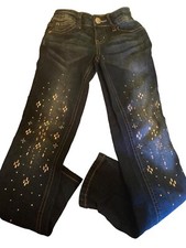 Justice Girl sequin super skinny jean Size 7