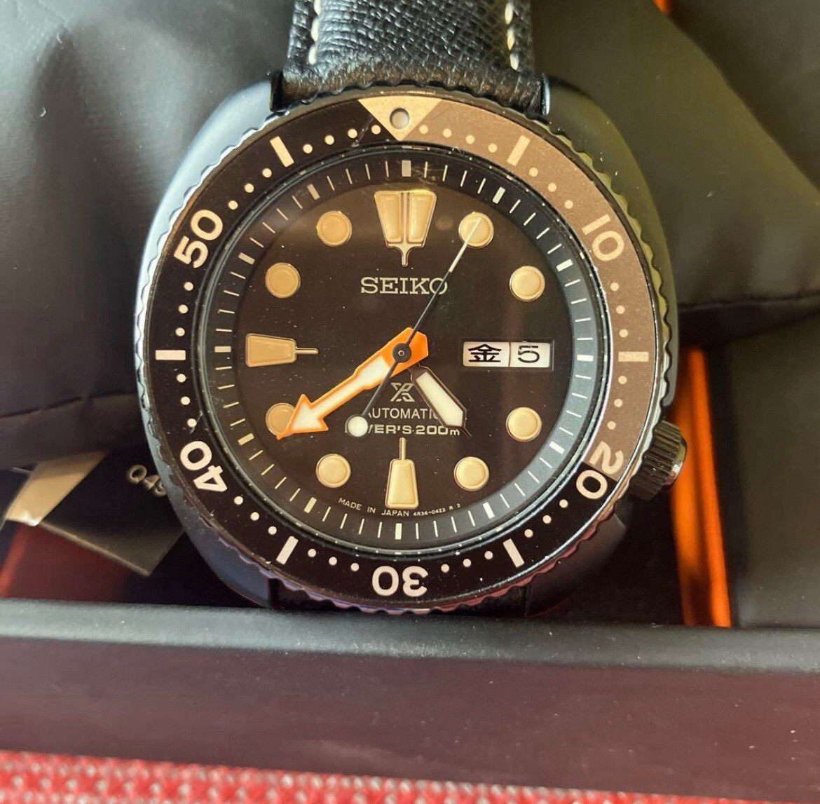 RARE !!!Seiko Prospex SBDY005 Black Turtle 300-piece limited