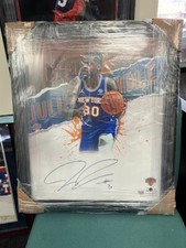 Julius Randle In Focus autographed framed print Fanatics authenticated
