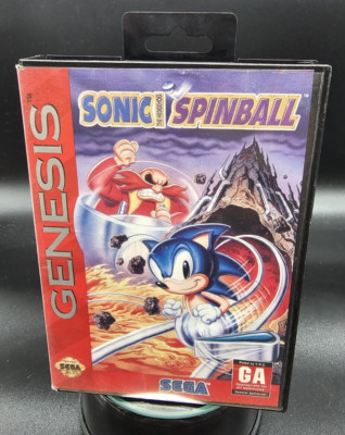 Sonic Spinball (Sega Genesis) CIB Complete Hang Tag