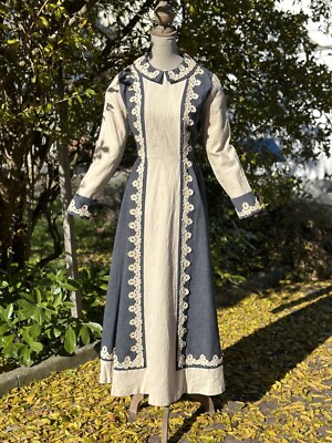 Gunne Sax Of California Joseph Magnin Kleid 60er 70s Vintage Mod Praire
