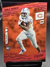 2021 Panini Prestige #295 Khalil Herbert Xtra Points Red #/299 Rookie RC