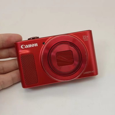 Canon PowerShot SX620 HS 20.2MP 25x Optical Zoom WiFi NFC Digital Camera Red