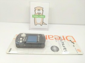 Dreamcast Visual Memory Unit HKT-7000 Smoke Black w/Case Tested Japanese 0922H