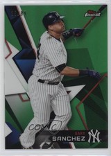 2018 Topps Finest Green Refractor 96/99 Gary Sanchez #93 pe8