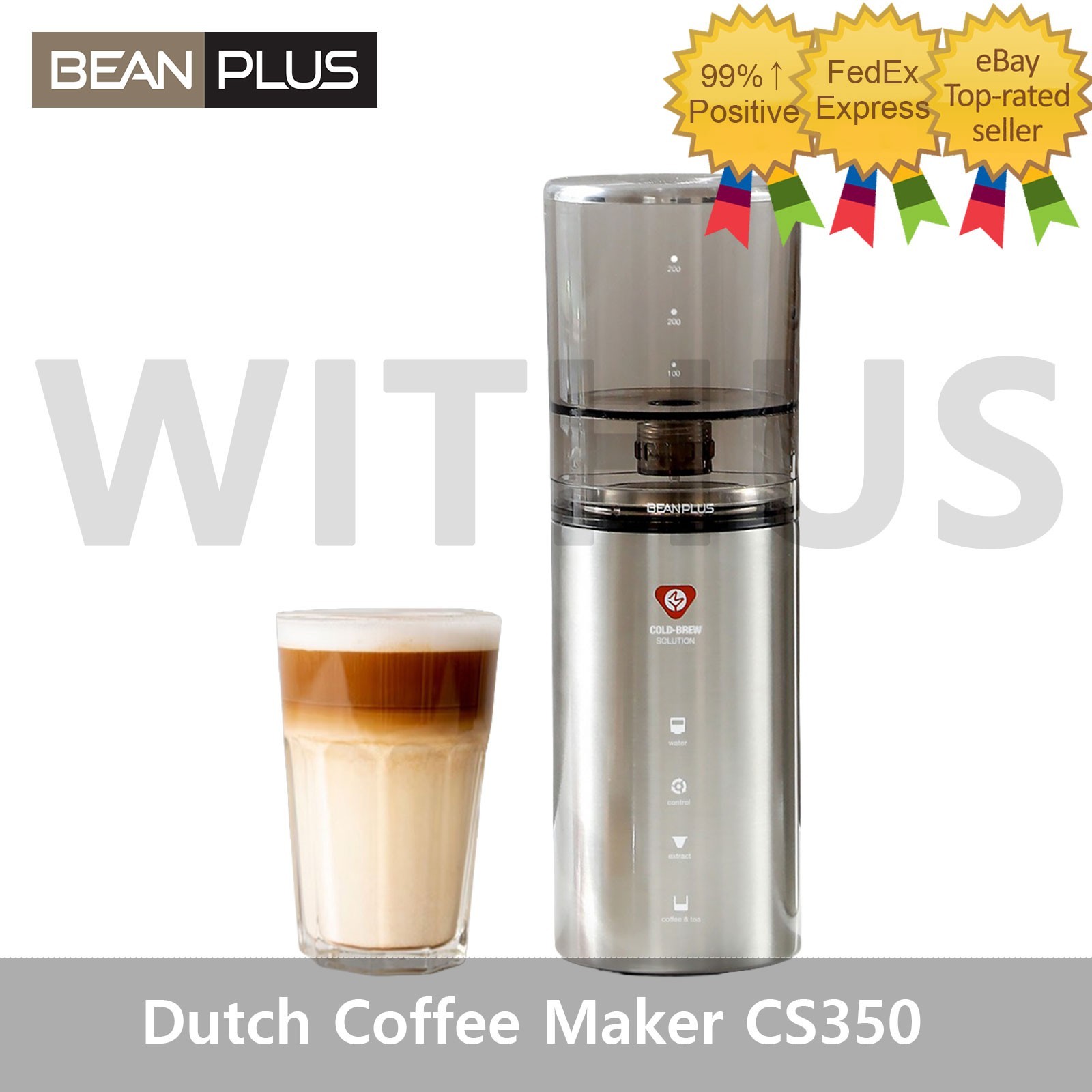 BEANPLUS My Dutch CS350 Home Dutch Coffee Cold Brew Maker/ No Tariffs In US