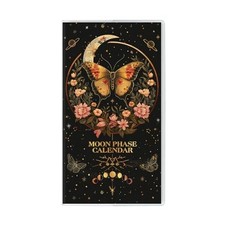 Pocket Calendar 2025 Phrase Purse Planner - 3.7" x 6.7" - Runs from Moon