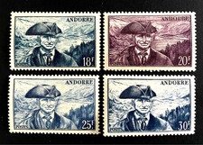 Andorre Français 1948 - TIMBRES NEUFS* YT  133 135 136 137 - Conseiller Général 