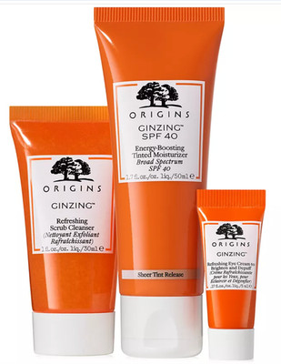 Origins GinZing Energy-Boosting Tinted Moisturizer SPF 40, 1.7 oz. Gift Set