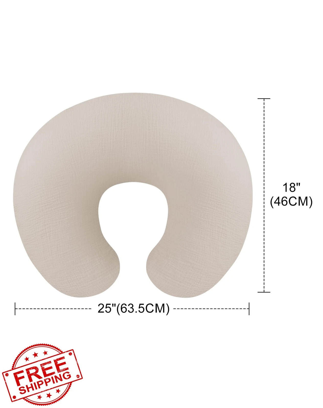 Wimist 2pk Muslin Nursing Pillow Cover Leaf Sage Baby
Opens in a new window or tab
