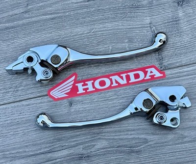 Honda Shadow VT 1100 Valkyrie VTX 1800 ADJUSTABLE CHROME BRAKE & CLUTCH LEVERS