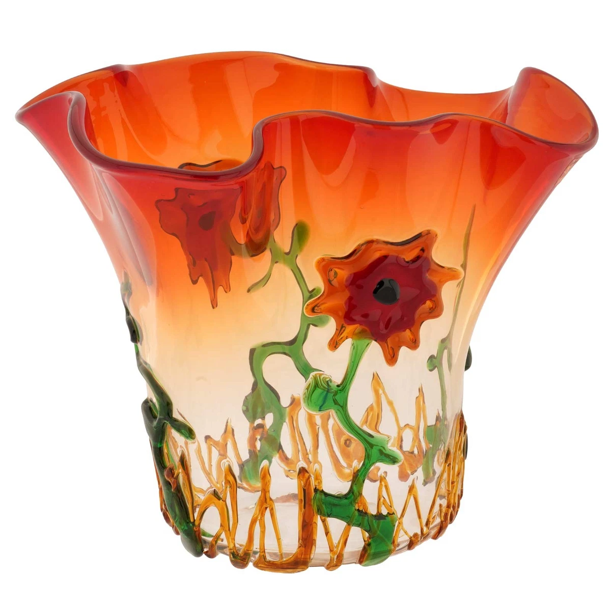 Murano Red Vases for sale | eBay