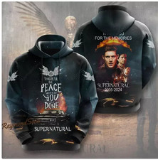 Supernatural hoodie 3d, costume hoodie for halloween GLC060087