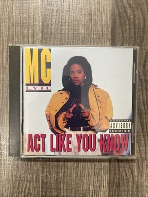 MC Lyte - Act Like You Know Audio Compact Disc (1991 First Priority/Atlantic)