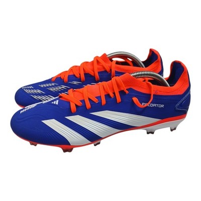 Adidas Predator Herren 10,5 Fußballschuhe blau orange Hybridtouch 2.0 fester Untergrund