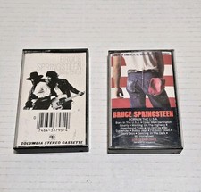 Lot Of 2 Bruce Springsteen - Born to Run  Born In The USA Cassette Tapes