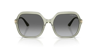 Vogue Eyewear womens Vo5561s Square Sunglasses Transparent Green/Gradient Grey