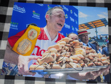 Joey Chestnut Signed 8x10 Photo world Eating Champ