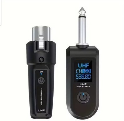 1set Wireless Audio Transmitter&Receiver UHF XLR Adapter Weit verbreitet