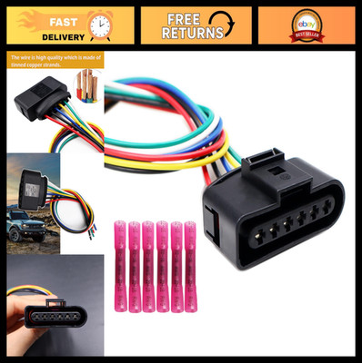 6 Pin Fuel Pump Driver Module Relay Pigtail Connector for VW Audi Porsche 1J0973