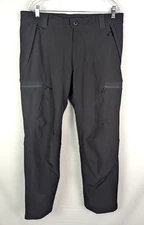 BEYOND Clothing Soft Shell Fleece Lined Black Pants Tactical Sz L Cold Weather