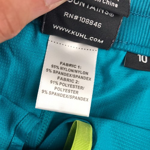Kuhl Durango Skort Womens 10 Blue Ruched Side Lined Skirt Hiking Climbing - Picture 5 of 13