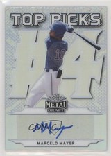 2021 Leaf Metal Draft Top Picks Marcelo Mayer #TP-MM1 Auto 1b8