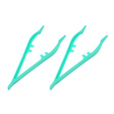 20 Pcs Plastic Reptile Clamp Lizards Feeding Tongs Feeder Tweezers