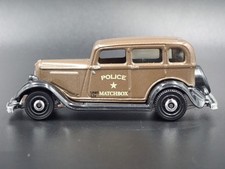 1933 33 Plymouth Pc Sedan Police Car Rare 164 Scale Diorama Diecast Model Car