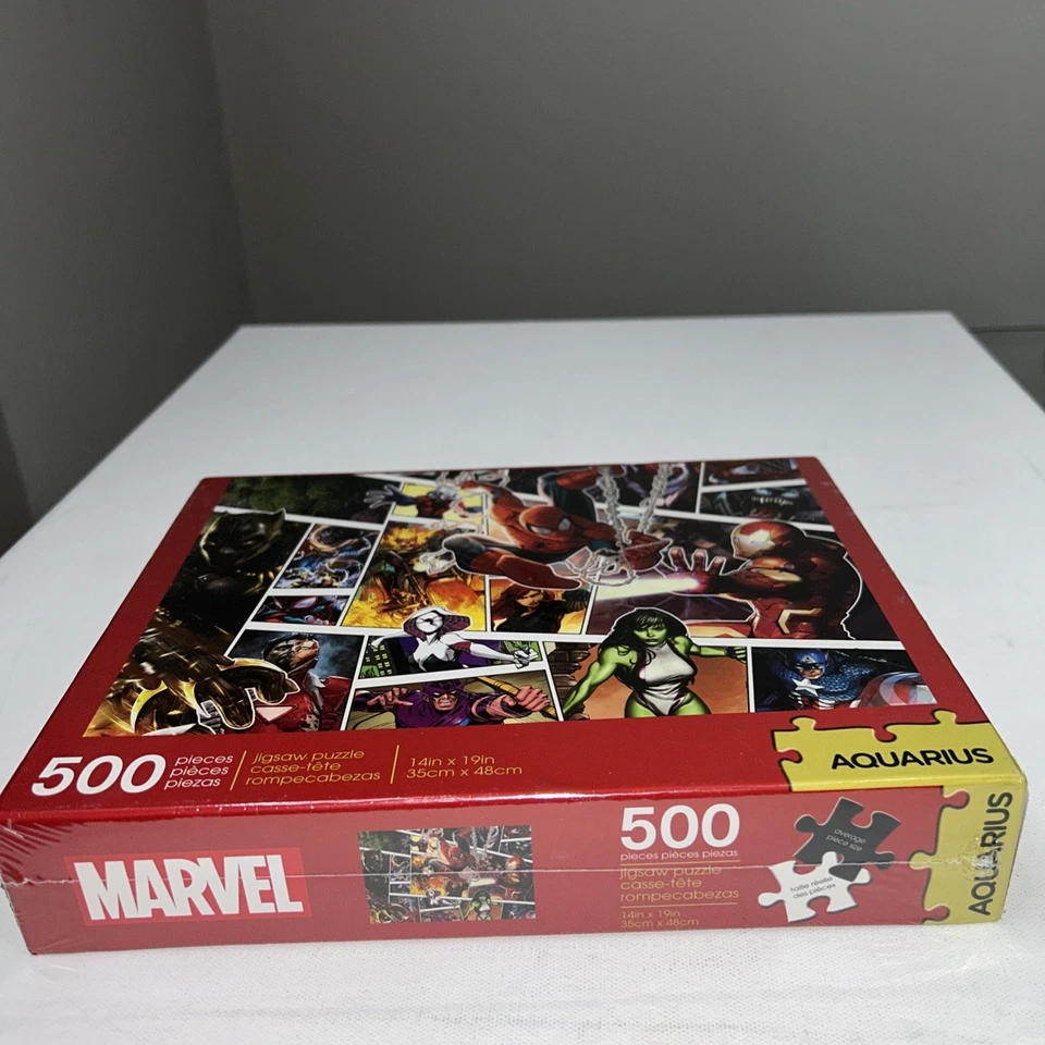 Marvel Panels Aquarius 500 шт. пазл *новый/запечатанный - Изображение 2 из 4