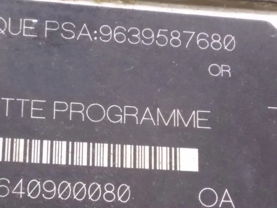 Centralina motore PEUGEOT 306 Break 7E, N3, N5 9639587680 1.90 20369976 - Immagine 3 di 3